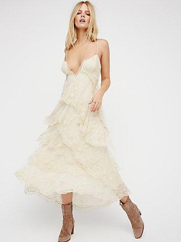 Free People Maiden Cove Midi Dress