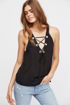 Shine Silk Lace Up Cami By Intimately At Free People