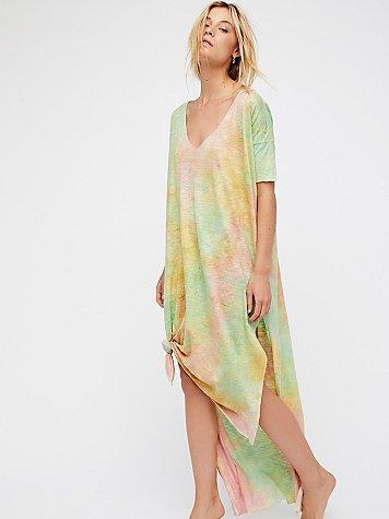 Galaxy Glisten Maxi Tee By Free People