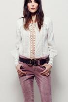 Kim White Womens Triple Ring Belt