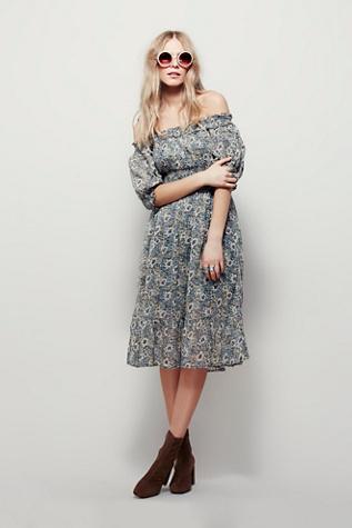Free People Womens Lily Fields Dress