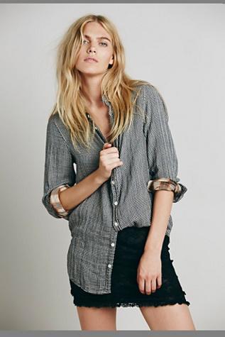 Cp Shades Womens Check Plaid Shirt