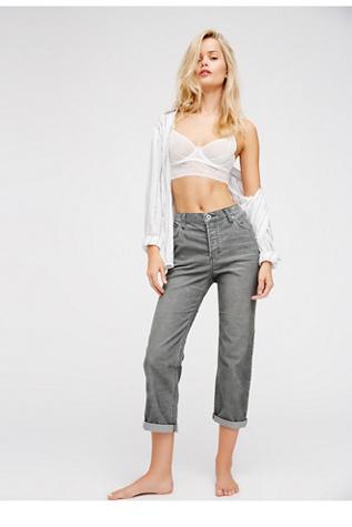Free People Womens Harmonia Cord Boyfriend