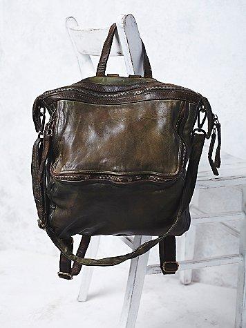 Free People Loved Leather Messenger