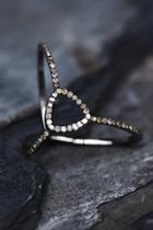 Shoshanna Lee Womens Adorned Diamond Ring