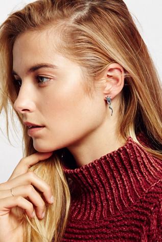 Karen London Womens Comet Turquoise Earrings