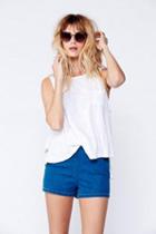 Free People Womens Side Zip High Rise Short