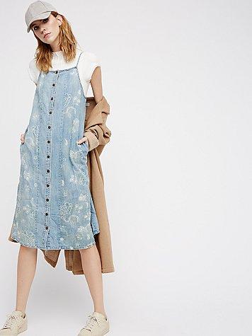 Free People Chambray Jumper