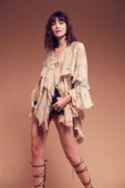 Mes Demoiselles Womens Monet Silk Flutter Cape