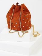 Studded Suede Party Pouch By Free People