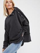 Free People Snap Up Shoulder Pullover