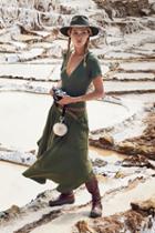 Free People Womens Free Falling Military Ski