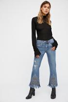 Miss Matched Embellished Crop Flare By Blank Nyc At Free People