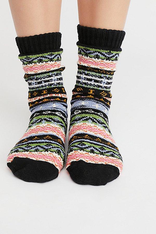 Bright Bloom Crew Sock By Qt At Free People
