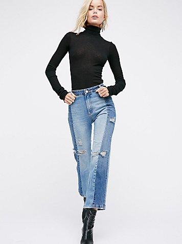 Free People The Patchwork Skinny