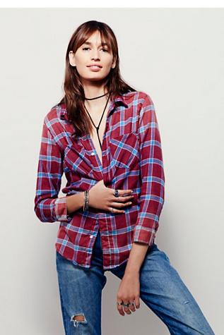 Nsf Womens Kimberly Plaid Shirt