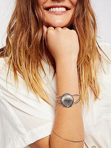 Maui Metal Shell Cuff By Free People