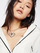 Charmed Heart Lariat Necklace By Vanessa Mooney At Free People