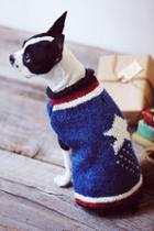 Peruvian Trading Co Womens Americana Dog Sweater