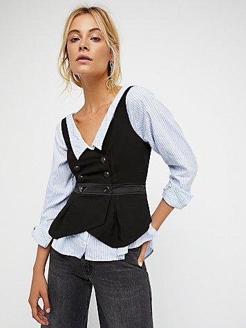 Free People Night Turns Into Morning Top