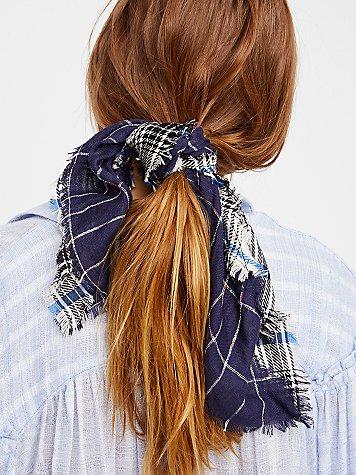 Patchwork Plaid Bandana By Free People