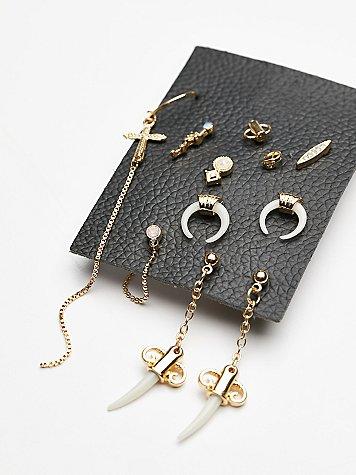 Free People Elizabeth Horn Piercing Set