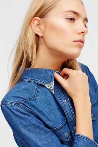 Free People Womens Lawless Collar Tips