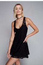 Free People Womens Voop Lace Mini Dress