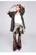 Free People Womens Float Away Velvet Flare