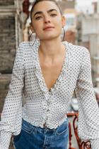 Smell The Roses Dot Top By Free People