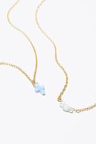 Raw Stone Charm Necklace Set By Bohobo Collective At Free People