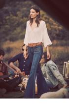 Free People Womens Stella High Rise Flare