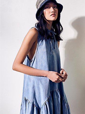 Free People True Tomboy Midi Dress
