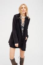 Free People Womens Effortless Knit Jacket