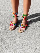 Raining Pom Pom Sandal By Lifestyle Archive At Free People