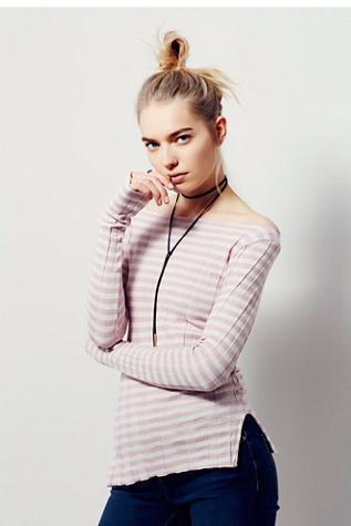 Intimately Womens Snow Day Striped Cami