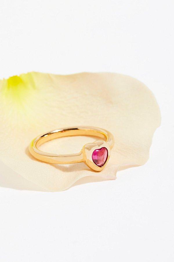 18k Pink Heart Ring By Reliquia Jewellery At Free People
