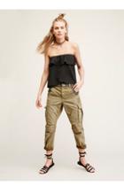 Free People Womens Wild Nothing Emb Pant