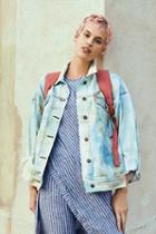 Tie Dye Denim Trucker By Free People