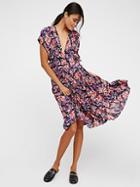 Free People Fitting In Floral Midi Dress