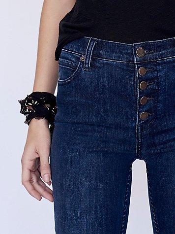 Reagan Button Front Jean By Free People