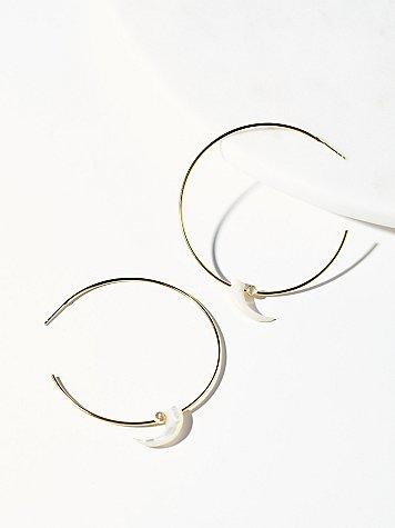 Lennox Horn Hoops By Lili Claspe