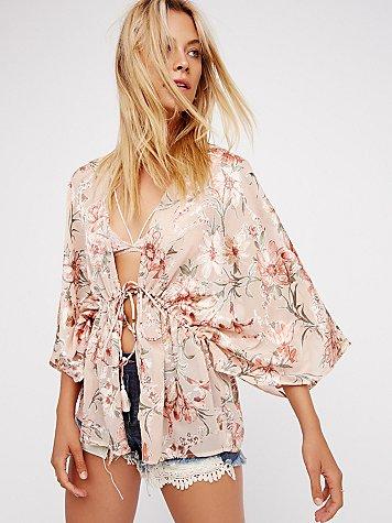 Free People Only In Dreams Burnout Kimono