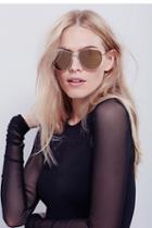 Fp Collection Womens Top Down Aviator