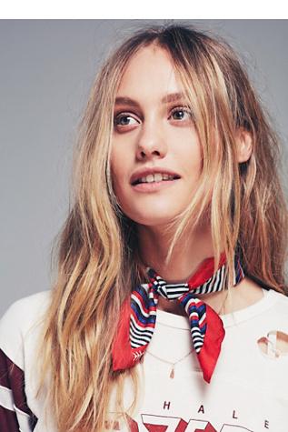 Chelsea Printed Silk Bandana By Free People