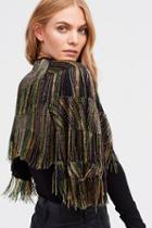 Midnight Special Embellished Cape By Free People