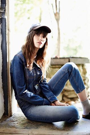 Free People Womens Uptown Slim Straight