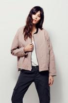 Fp Collection Womens Quilted Aviator Jacket
