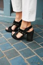 Fp Collection Womens Ringer Block Heel