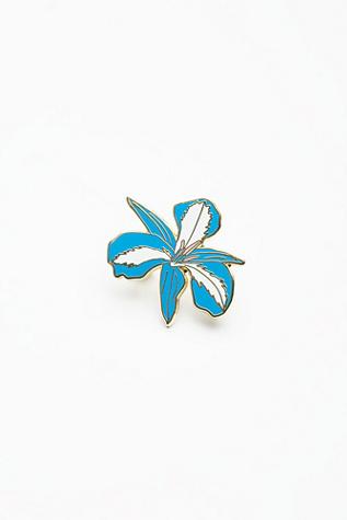 Valley Cruise Press Womens Enamel Flower Pin